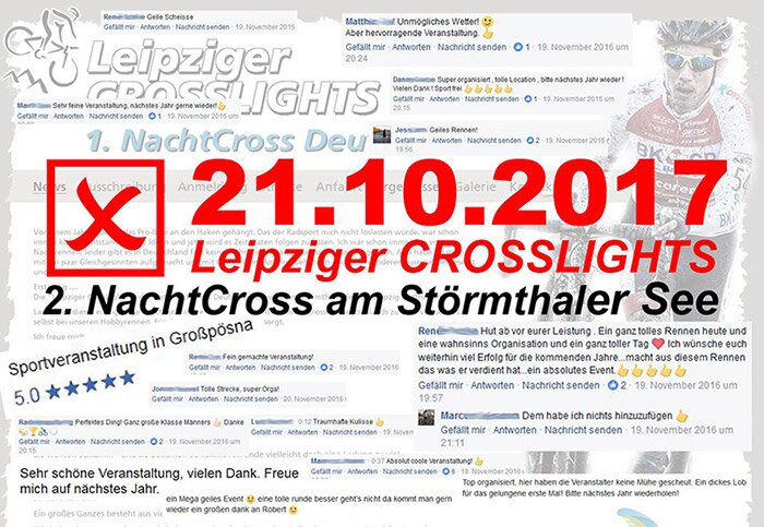 Ankündigung sparkassen Leipziger Crosslights 2017